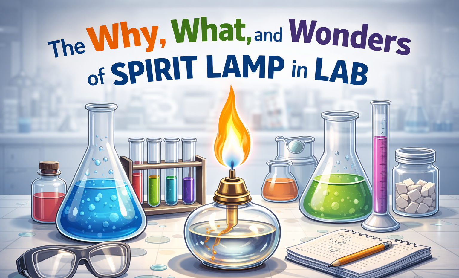 Spirit lamp and lab equipment