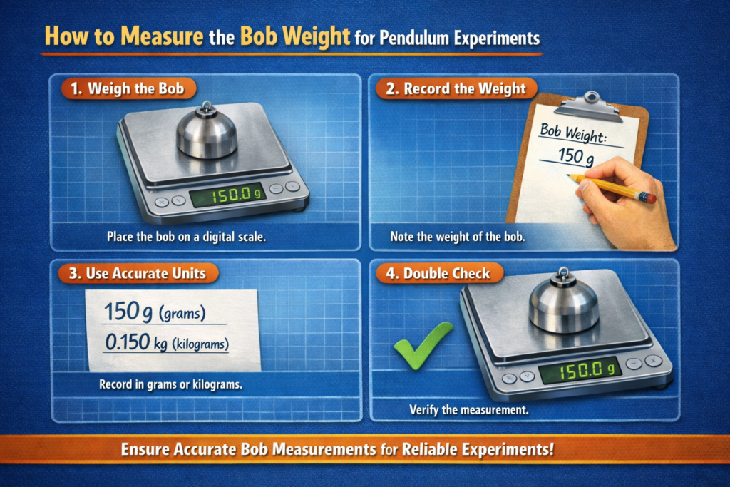 Bob Weight For Pendulum Experiments