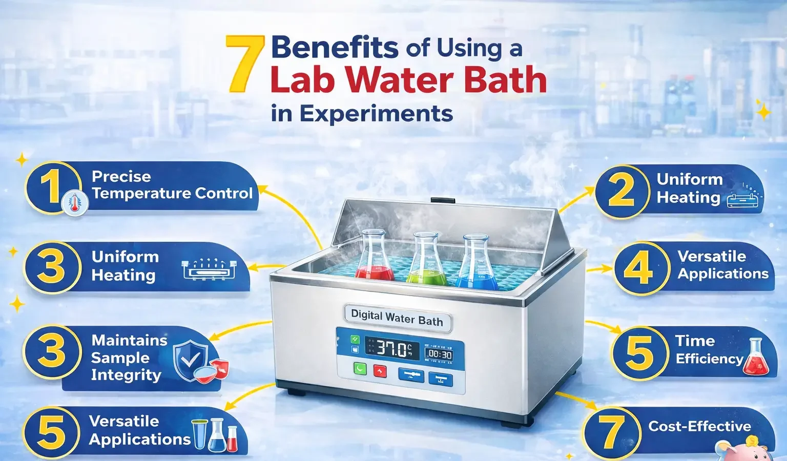 7 Benefits of Using a Lab Water Bath in Experiments