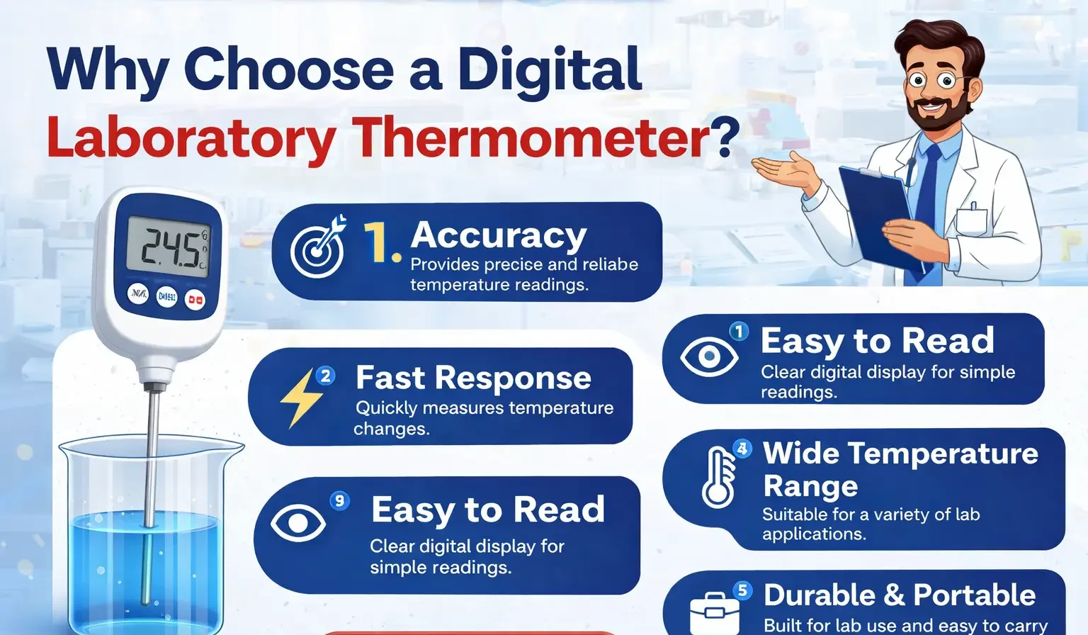 Why Choose a Digital Laboratory Thermometer?