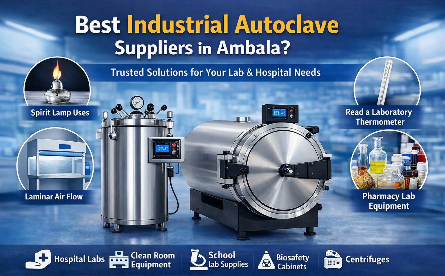 Best autoclave suppliers in Ambala