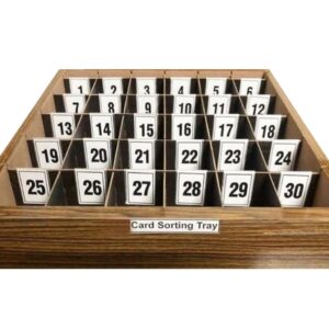 Card Sorting Tray
