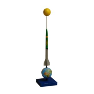 Model Rocket To Moon